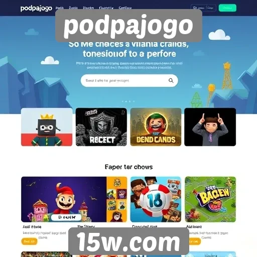 Evolução do design e usabilidade do site podpajogo
